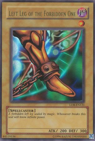 Left Leg of the Forbidden One [LOB-EN121] Ultra Rare | Amazing Games TCG