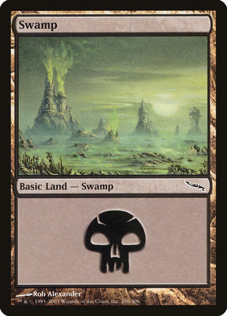 Swamp (296) [Mirrodin] | Amazing Games TCG