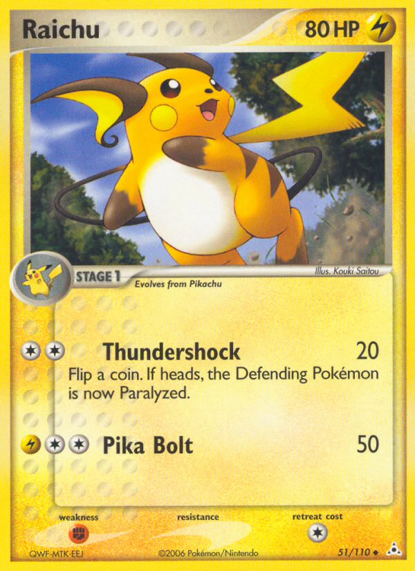 Raichu (51/110) [EX: Holon Phantoms] | Amazing Games TCG