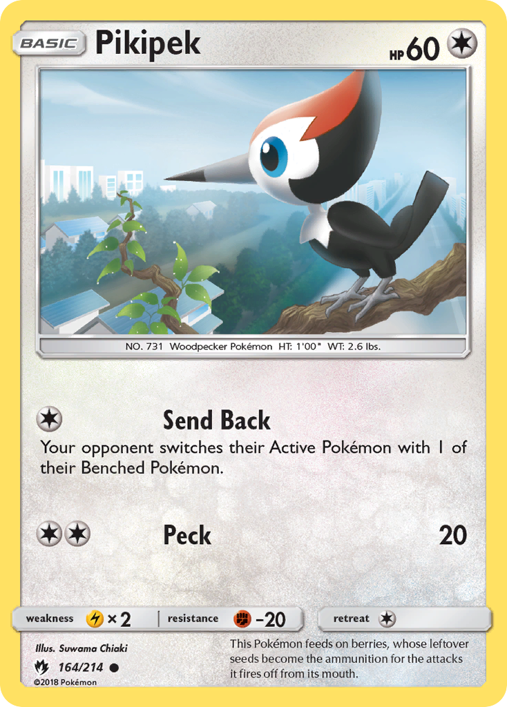 Pikipek (164/214) [Sun & Moon: Lost Thunder] | Amazing Games TCG