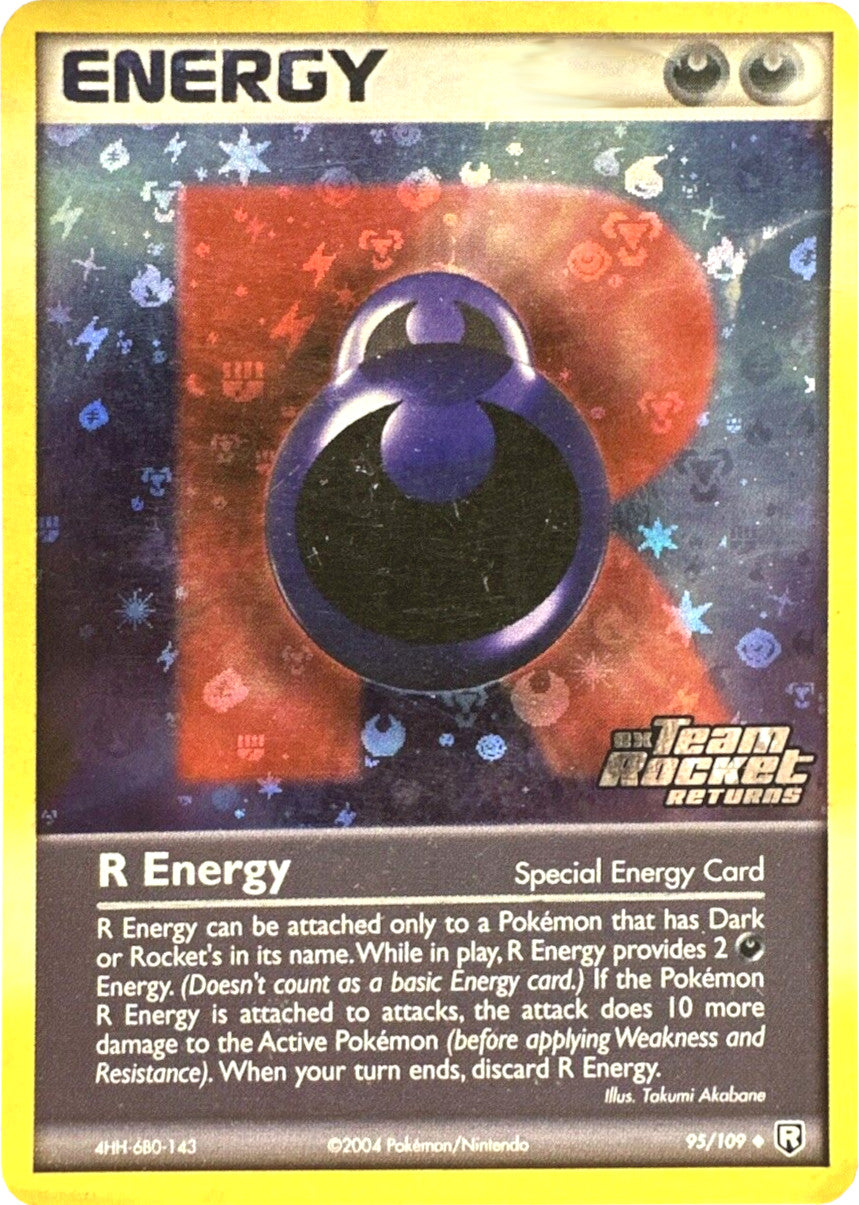 R Energy (95/109) (Stamped) [EX: Team Rocket Returns] | Amazing Games TCG