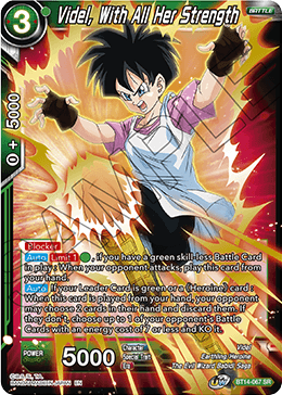 Videl, With All Her Strength (BT14-067) [Cross Spirits] | Amazing Games TCG