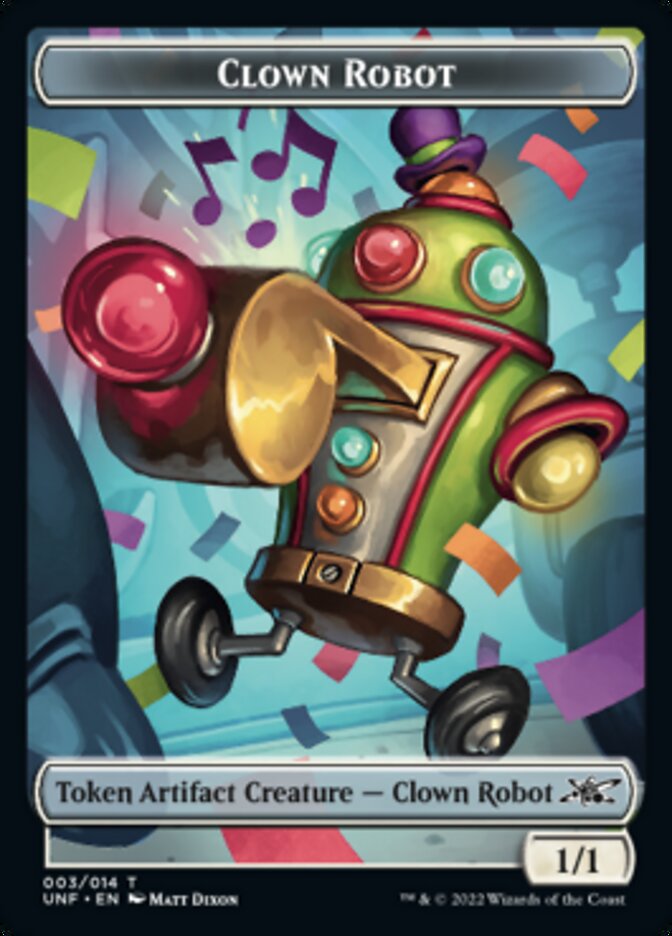 Clown Robot (003) Token [Unfinity Tokens] | Amazing Games TCG