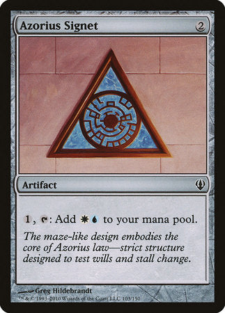 Azorius Signet [Archenemy] | Amazing Games TCG