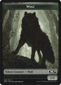 Zombie // Wolf Double-Sided Token [Game Night 2019 Tokens] | Amazing Games TCG