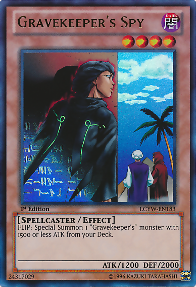 Gravekeeper's Spy [LCYW-EN183] Ultra Rare | Amazing Games TCG