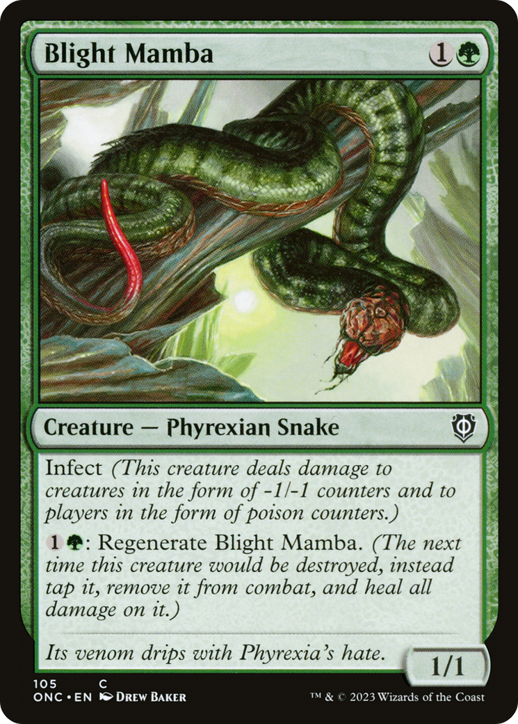 Blight Mamba [Phyrexia: All Will Be One Commander] | Amazing Games TCG