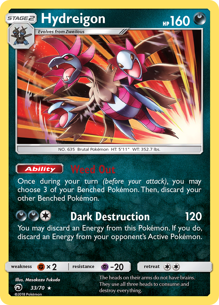 Hydreigon (33/70) [Sun & Moon: Dragon Majesty] | Amazing Games TCG