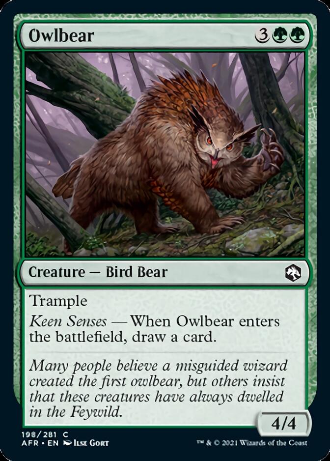 Owlbear [Dungeons & Dragons: Adventures in the Forgotten Realms] | Amazing Games TCG