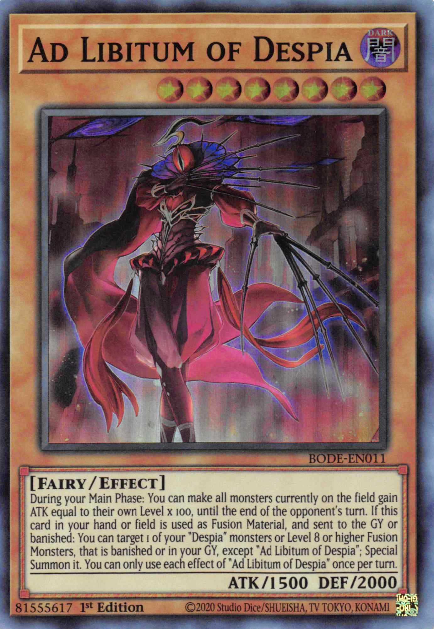 Ad Libitum of Despia [BODE-EN011] Super Rare | Amazing Games TCG