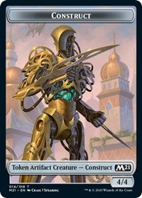 Construct // Goblin Wizard Double-sided Token [Core Set 2021 Tokens] | Amazing Games TCG