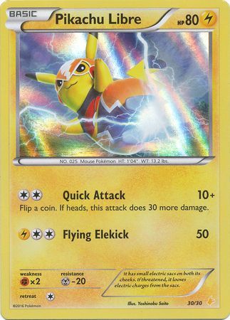 Pikachu Libre (30/30) [XY: Trainer Kit 3 - Pikachu Libre] | Amazing Games TCG