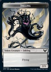 Inkling // Spirit Double-Sided Token [Strixhaven: School of Mages Tokens] | Amazing Games TCG