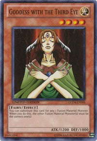 Goddess with the Third Eye [Gold Series 4: Pyramids Edition] [GLD4-EN004] | Amazing Games TCG