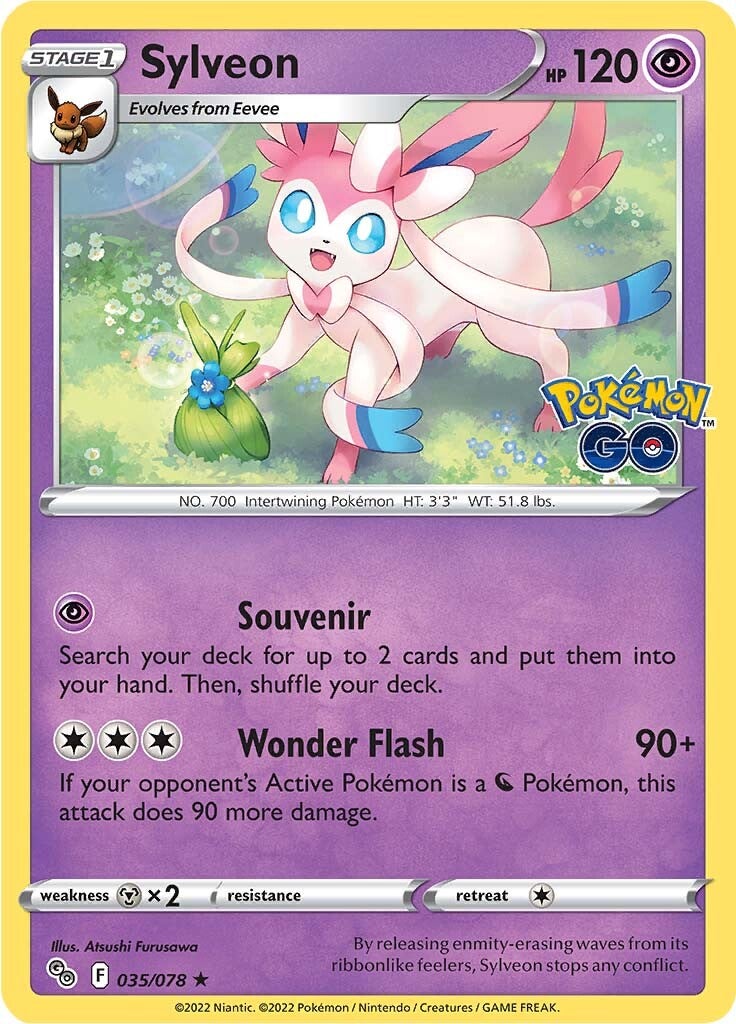 Sylveon (035/078) [Pokémon GO] | Amazing Games TCG