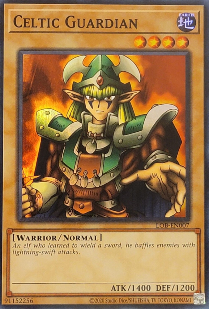 Celtic Guardian (25th Anniversary) [LOB-EN007] Super Rare | Amazing Games TCG