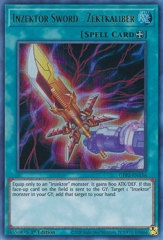 Inzektor Sword - Zektkaliber [GFP2-EN156] Ultra Rare | Amazing Games TCG