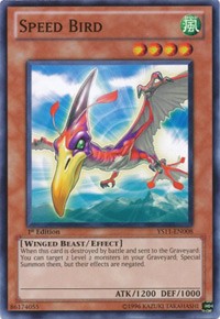 Speed Bird [Starter Deck: Dawn of the Xyz] [YS11-EN008] | Amazing Games TCG