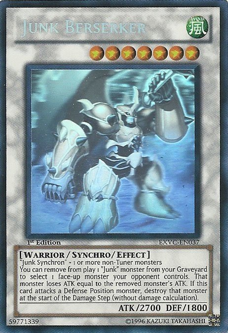 Junk Berserker [EXVC-EN037] Ghost Rare | Amazing Games TCG