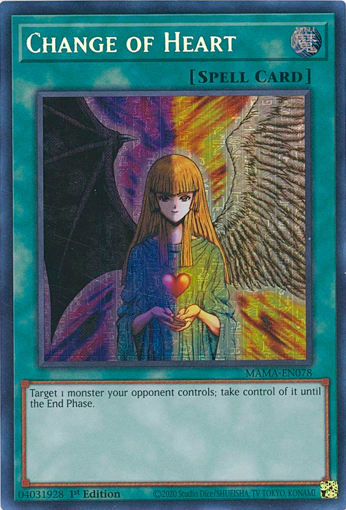 Change of Heart [MAMA-EN078] Ultra Pharaoh's Rare | Amazing Games TCG