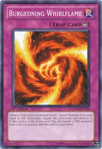 Burgeoning Whirlflame [Generation Force] [GENF-EN072] | Amazing Games TCG