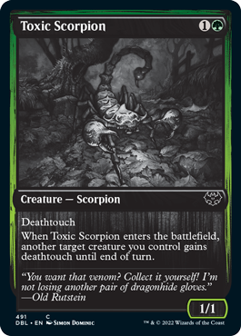 Toxic Scorpion [Innistrad: Double Feature] | Amazing Games TCG