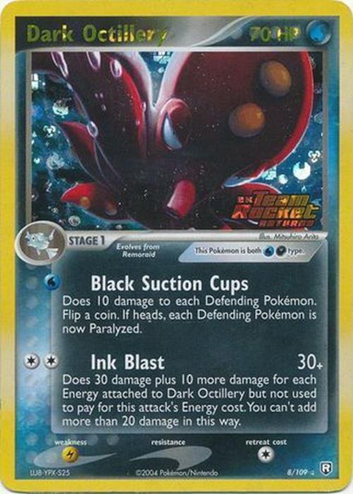 Dark Octillery (8/109) (Stamped) [EX: Team Rocket Returns] | Amazing Games TCG