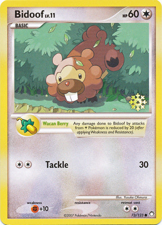 Bidoof (73/123) [Countdown Calendar Promos] | Amazing Games TCG