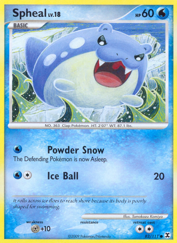 Spheal (82/111) [Platinum: Rising Rivals] | Amazing Games TCG