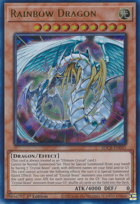 Rainbow Dragon [SDCB-EN041] Ultra Rare | Amazing Games TCG