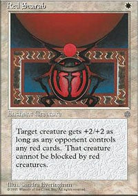 Red Scarab [Ice Age] | Amazing Games TCG