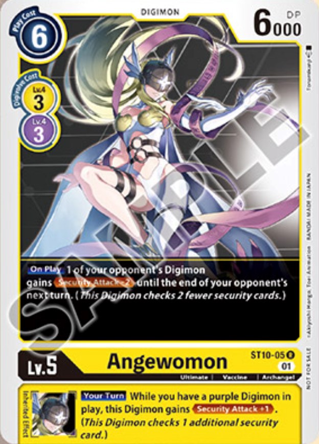 Angewomon [ST10-05] (Tamer Goods Set Angewomon & LadyDevimon) [Starter Deck: Parallel World Tactician Promos] | Amazing Games TCG