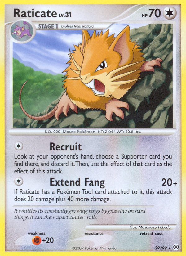 Raticate (29/99) [Platinum: Arceus] | Amazing Games TCG