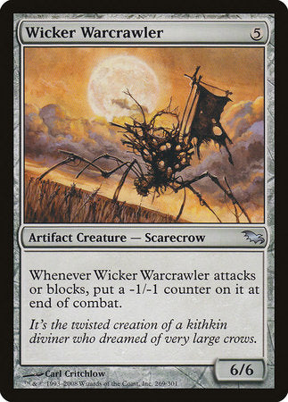 Wicker Warcrawler [Shadowmoor] | Amazing Games TCG