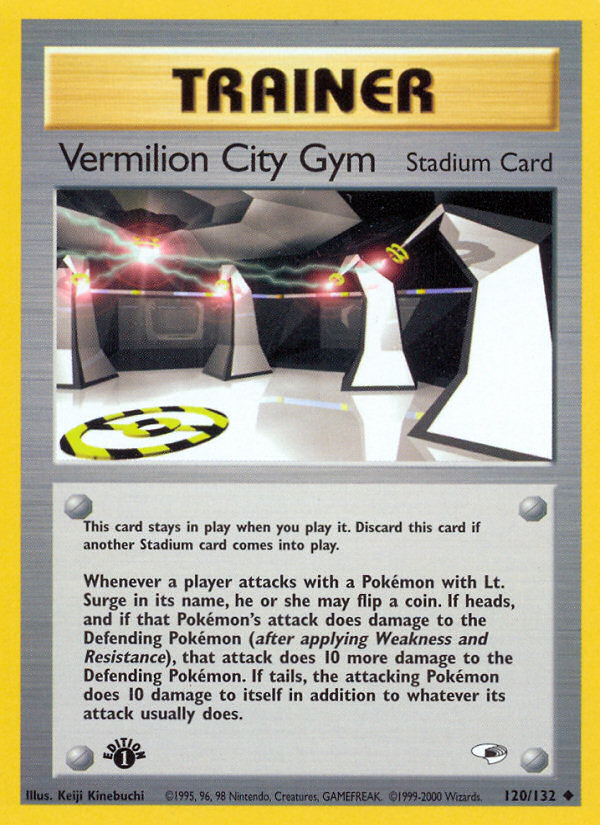 Vermilion City Gym (120/132) [Gym Heroes 1st Edition] | Amazing Games TCG