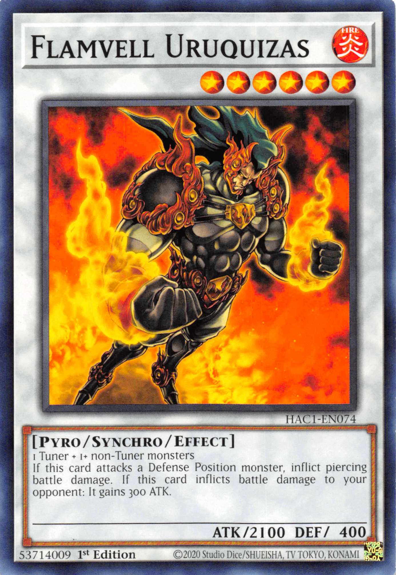 Flamvell Uruquizas [HAC1-EN074] Common | Amazing Games TCG