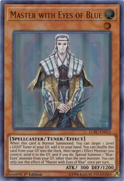 Master with Eyes of Blue [LCKC-EN014] Ultra Rare | Amazing Games TCG