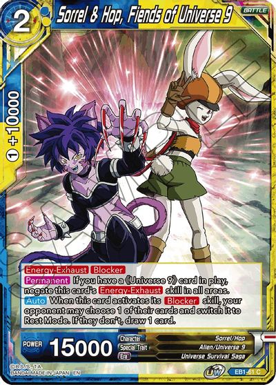 Sorrel & Hop, Fiends of Universe 9 (EB1-061) [Battle Evolution Booster] | Amazing Games TCG