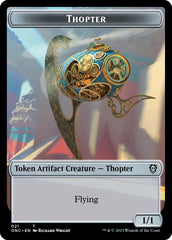 Myr // Thopter Double-Sided Token [Phyrexia: All Will Be One Commander Tokens] | Amazing Games TCG