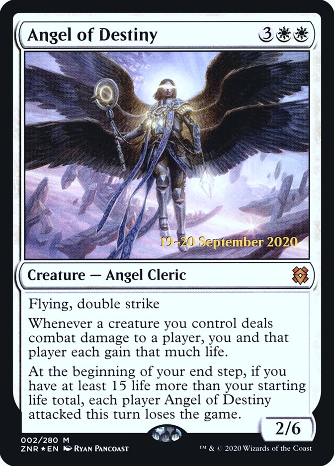 Angel of Destiny  [Zendikar Rising Prerelease Promos] | Amazing Games TCG