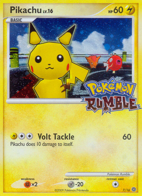 Pikachu (7/16) [Pokémon Rumble] | Amazing Games TCG