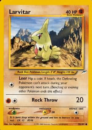 Larvitar (70/105) [Neo Destiny Unlimited] | Amazing Games TCG