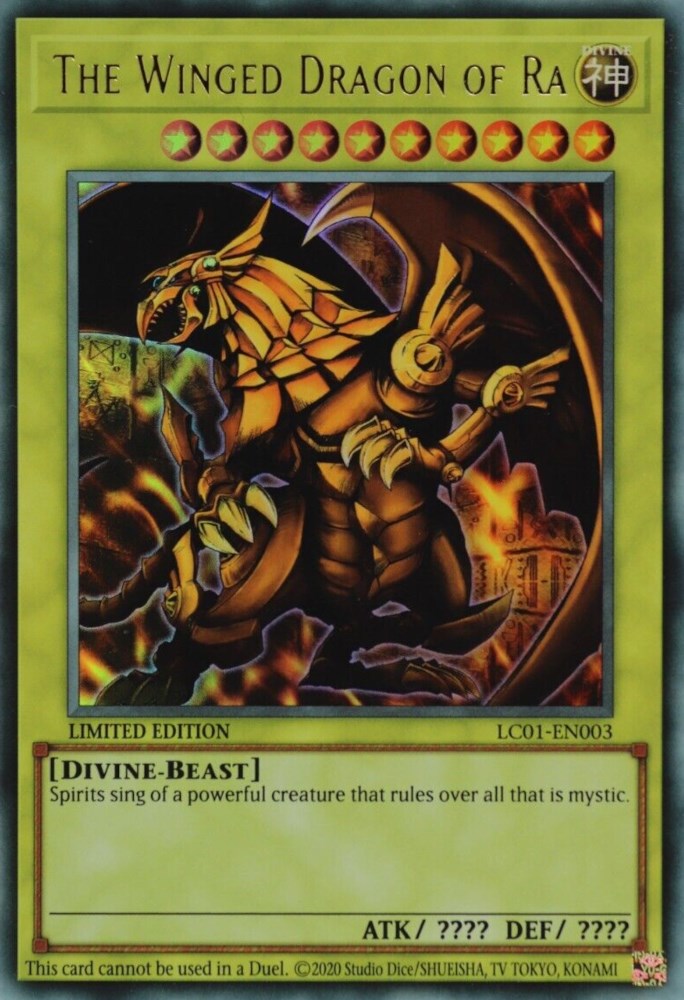 The Winged Dragon of Ra (25th Anniversary) [LC01-EN003] Ultra Rare | Amazing Games TCG