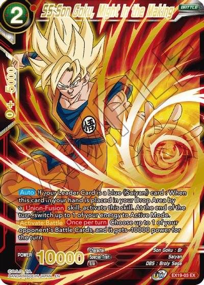 SS Son Goku, Might in the Making (EX19-03) [Special Anniversary Set 2021] | Amazing Games TCG