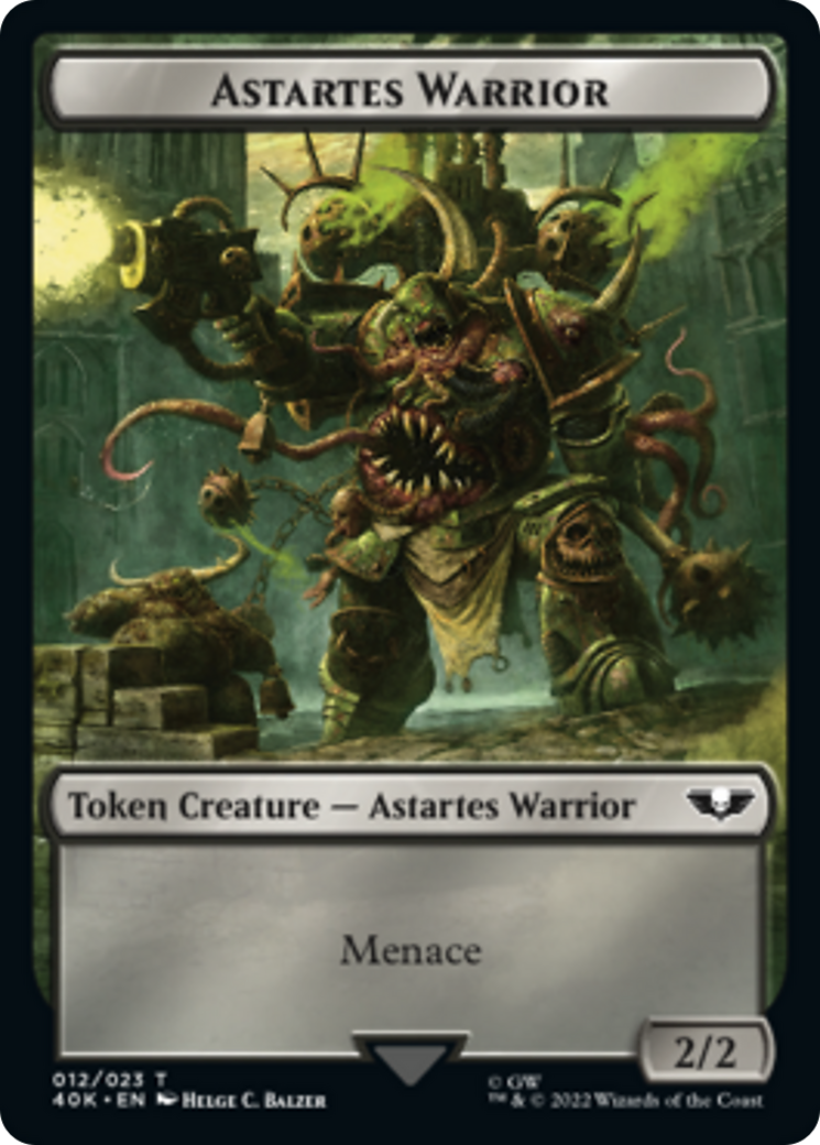 Astartes Warrior // Plaguebearer of Nurgle [Universes Beyond: Warhammer 40,000 Tokens] | Amazing Games TCG