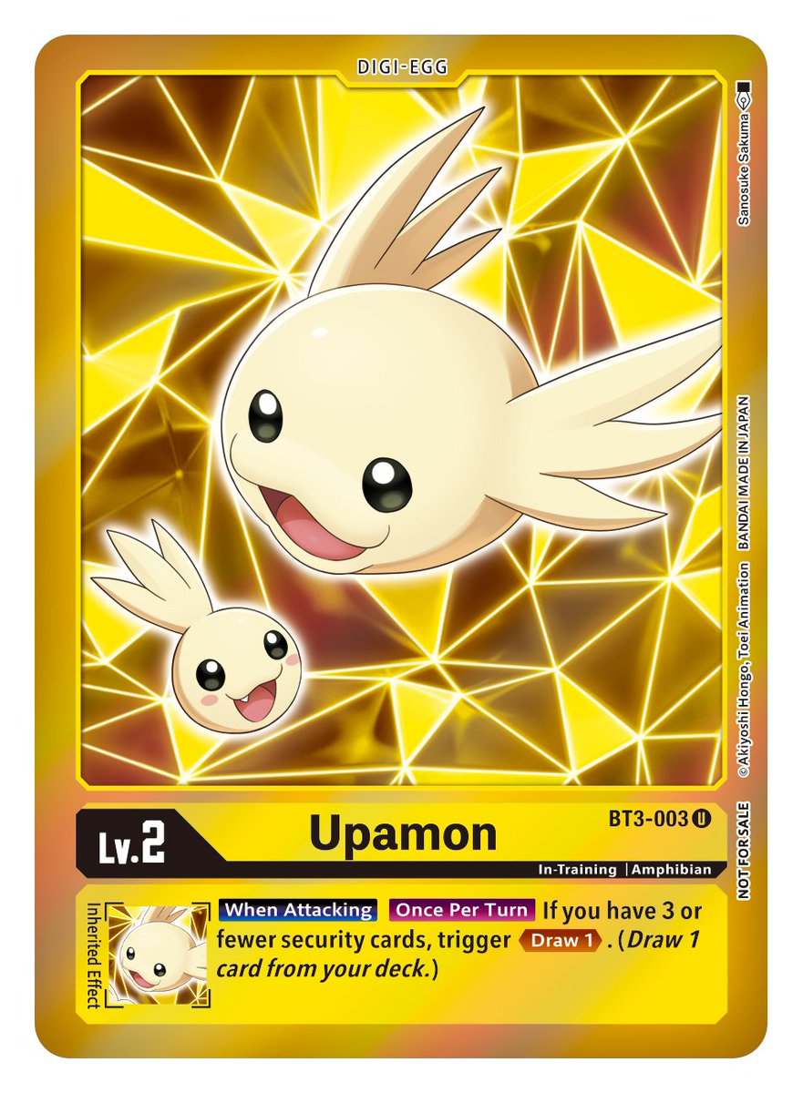 Upamon [BT3-003] (Event Pack 2) [Release Special Booster Ver.1.5] | Amazing Games TCG