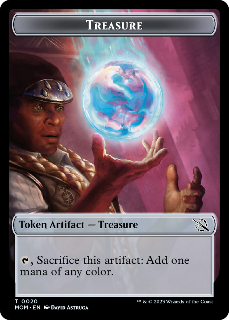 Spirt (9) // Treasure Double-Sided Token [March of the Machine Commander Tokens] | Amazing Games TCG