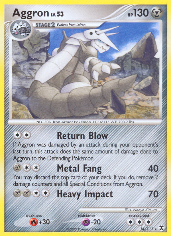 Aggron (14/111) [Platinum: Rising Rivals] | Amazing Games TCG