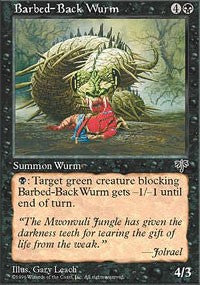 Barbed-Back Wurm [Mirage] | Amazing Games TCG