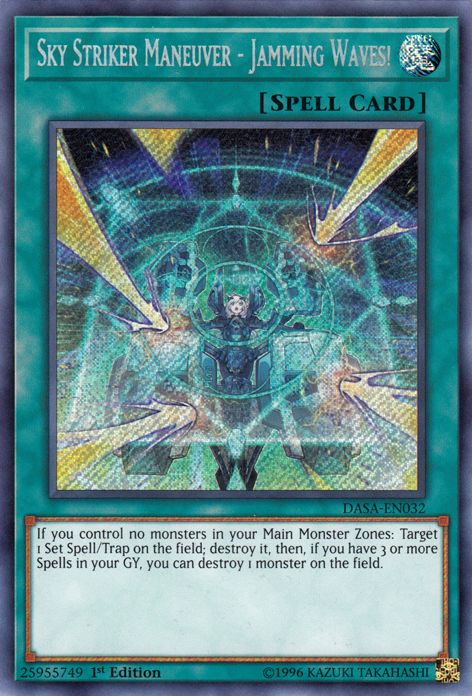 Sky Striker Maneuver - Jamming Waves! [DASA-EN032] Secret Rare | Amazing Games TCG